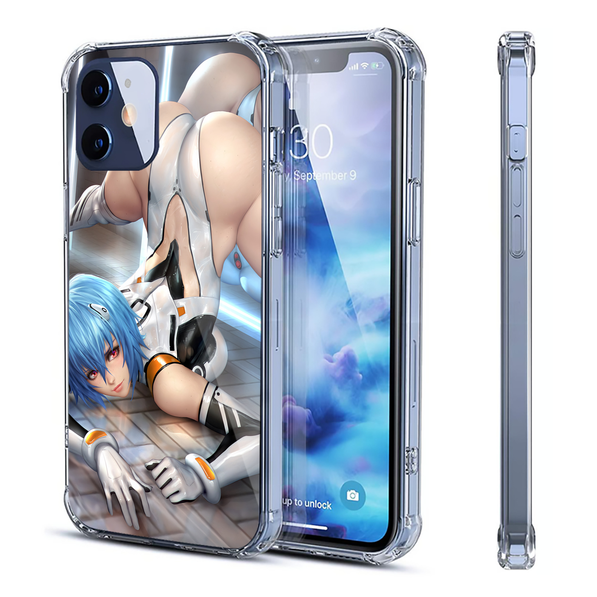 （画像用） EVA 新世紀エヴァンゲリオン 【iPhone 12シリーズ対応】透明スマホケース（クリアソフトケース）
